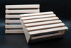 Classic sauna backrest, cedar wood