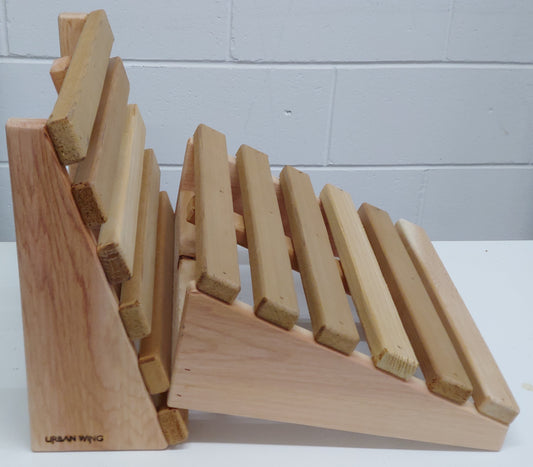 Classic sauna backrest, cedar wood