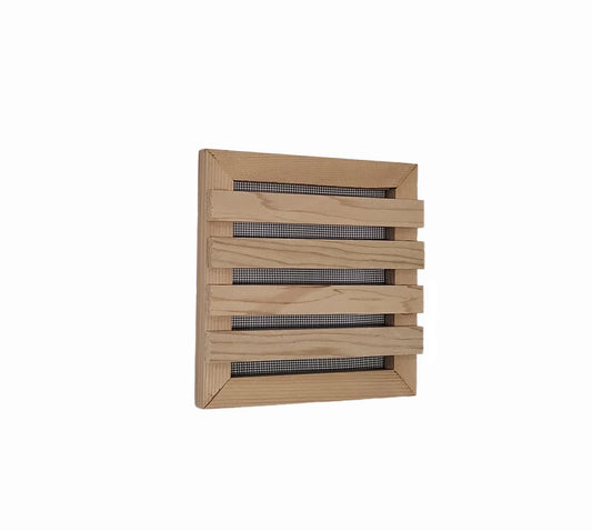Simple Cedar Sauna Vent Cover