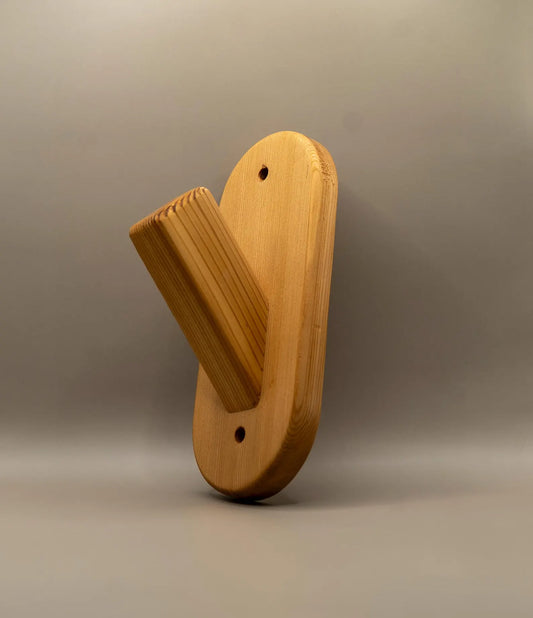 Cedar Sauna Hanger, Minimalist Wall Hook, Towel Rack for Sauna & Home