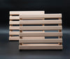 Classic sauna backrest, cedar wood