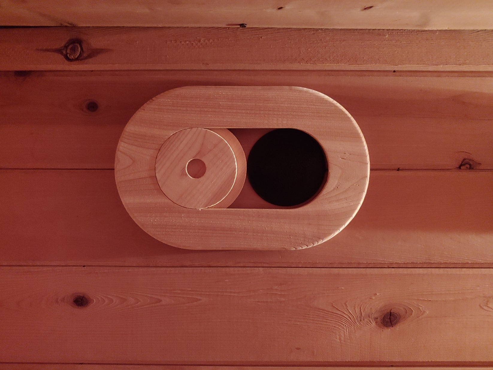 Sauna Vent Cover, developed w/ SaunaTimes Urban Wing