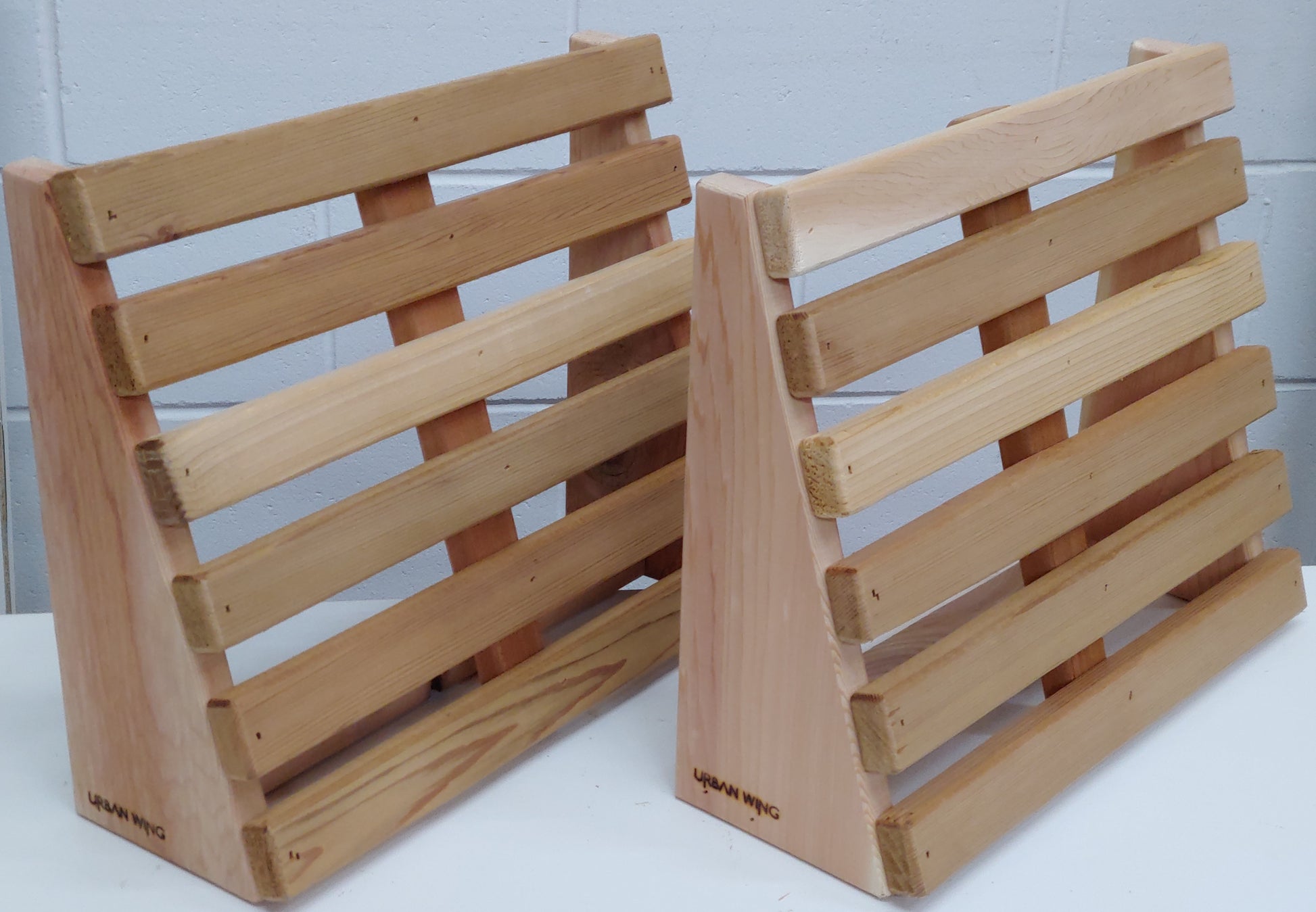 A sauna backrest that you can cut and nail together in less than an hour
